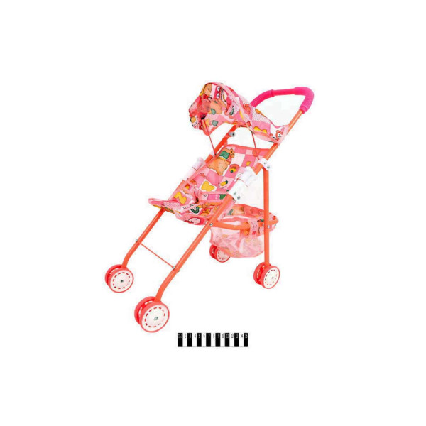 Коляска для ляльок із кошиком 816A Коляска для ляльок із кошиком 816A