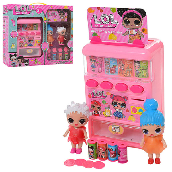 Лялька LOL 2шт ігровий автомат аксесуари 777
