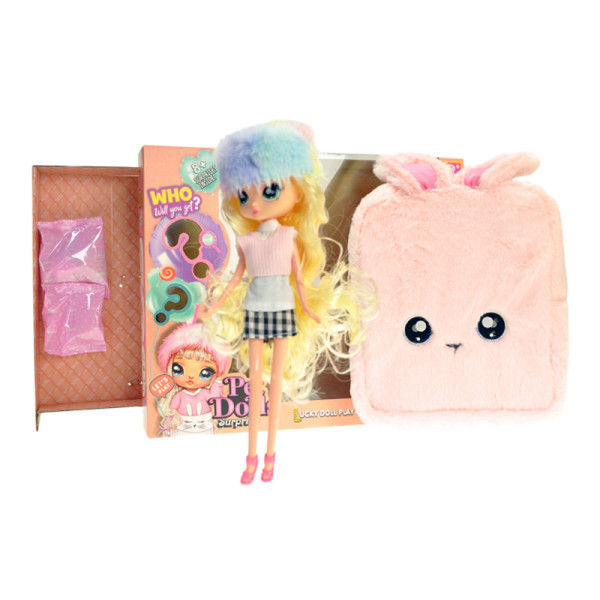 Лялька герой з рюкзаком в коробці 2 види LK1175