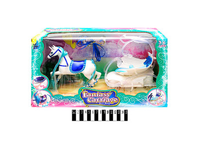 Іграшкова "Карета" з конем (музично-світлові ефекти) SM3005
