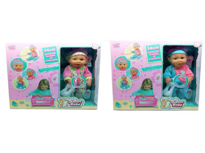 Пупс Real Baby з аксесуарами та інвентарем LD66012D/A Пупс Real Baby з аксесуарами та інвентарем LD66012D/A