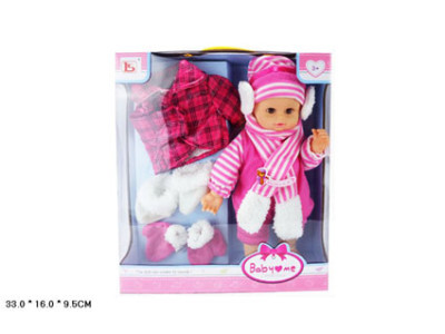 Лялька-пупс із шарфиком LS1404A Лялька-пупс із шарфиком LS1404A