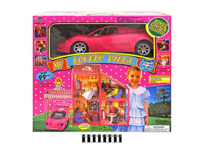 Будиночок для ляльки з машиною 6981