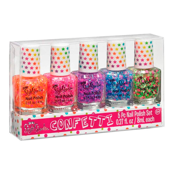 Make it Real: Набір з п`яти лаків для нігтів «Кольорове конфетті» MR43191 Make it Real: Набір з п`яти лаків для нігтів «Кольорове конфетті» MR43191