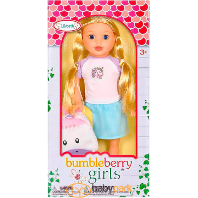 Лялька Lotus Onda Bumbleberry girls 38 см з рюкзачком-єдинорогом 15009