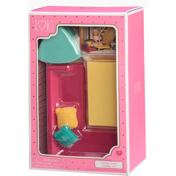 Набір для ляльок LORI "Меблі для вітальні" LO37012Z Набір для ляльок LORI "Меблі для вітальні" LO37012Z