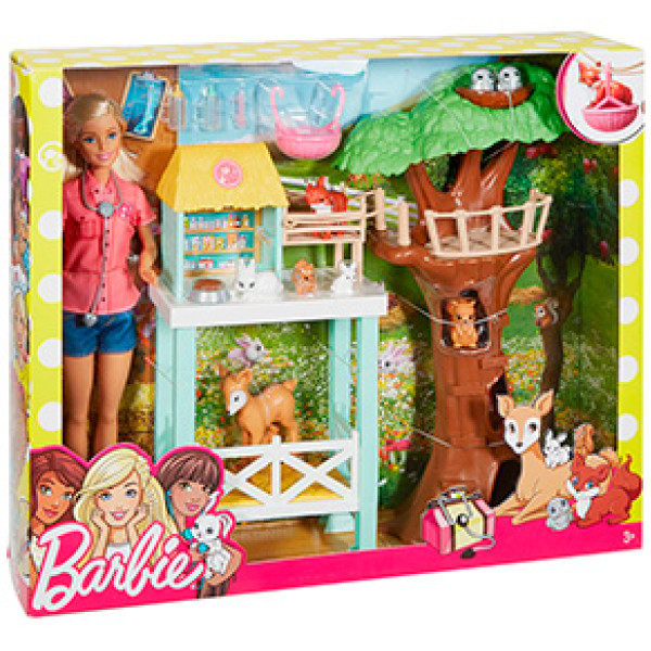 Ігровий набір з лялькою Barbie Центр догляду за тваринами FCP78