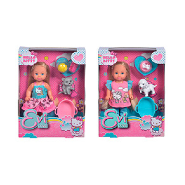 Лялькова Еві Hello Kitty з вихованцем та аксес.2+ види3+ 109283015