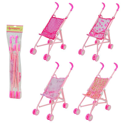 Коляска мет.арт. 9302W-A/B (12шт) тростинкамікс до 4 кольорівпередні пово 9302W-A/B