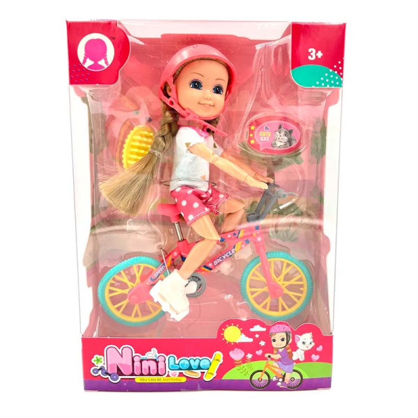 Лялька з велосипедом і асесуарами 55836_Bike