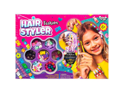 Набір для створення зачісок Danko Toys Перукар Hair Styler. Fashion з аксес HS-01-02