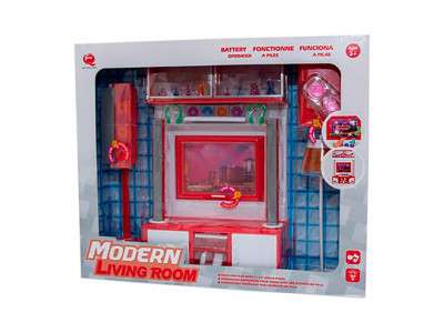 Набір лялькових меблів Qun Feng Toys "Сучасна кімната"-3 червона 42*10.5*35 26239 Набір лялькових меблів Qun Feng Toys "Сучасна кімната"-3 червона 42*10.5*35 26239