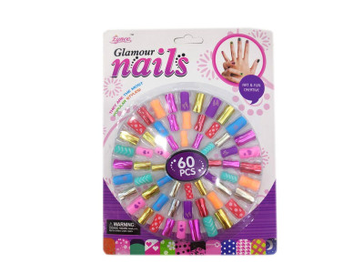 Аксесуари для дівчаток нігті 60 шт C3459