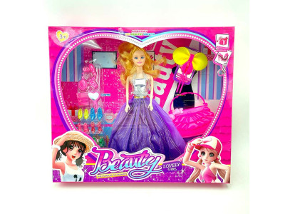 Лялька взуття сумочка з аксесуарами 825-57_Violet