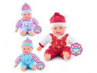 Пупс-хохотун 42см (2 кольори) X 2418-2/2418-1