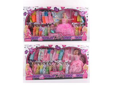 Лялька з вбранням сукні 26шт DSJ86-DSJ86-1 Лялька з вбранням сукні 26шт DSJ86-DSJ86-1