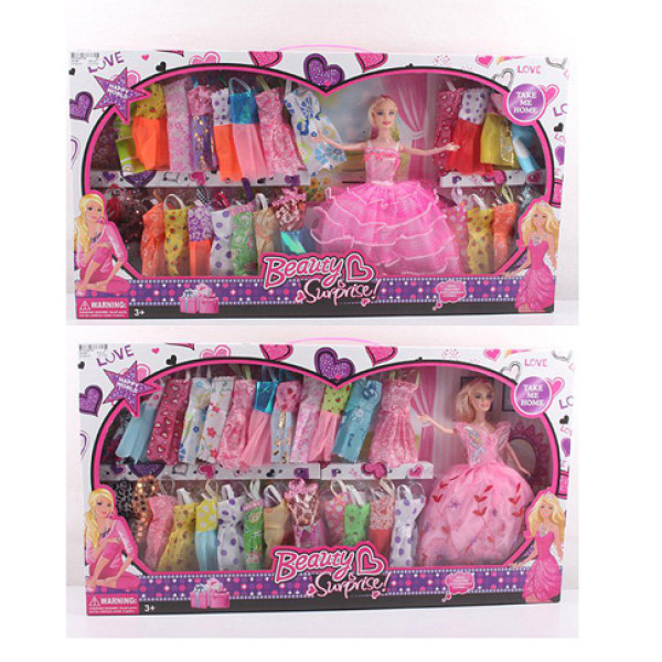 Лялька з вбранням сукні 26шт DSJ86-DSJ86-1 Лялька з вбранням сукні 26шт DSJ86-DSJ86-1