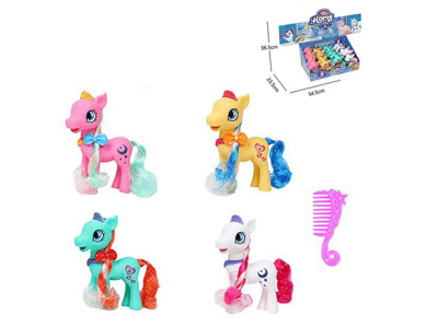 Поні з гребінцем (4 кольори) HS9605