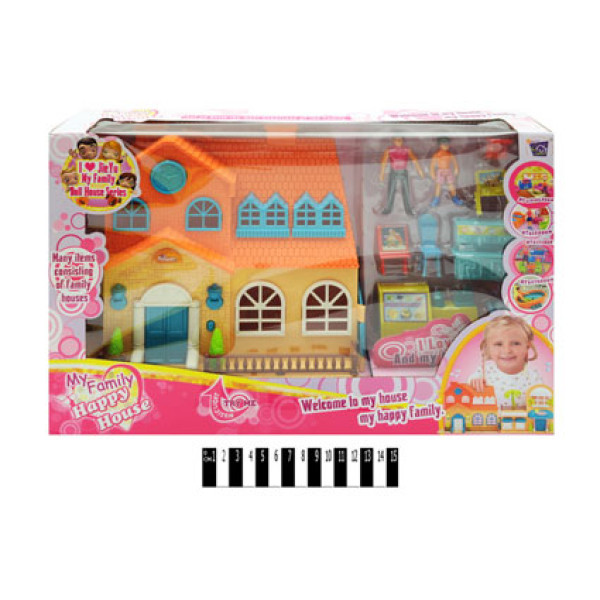 Будинок для ляльки музично-світловий 1161B