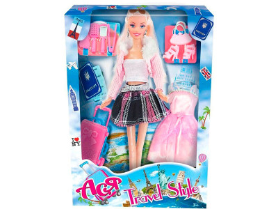 Лялька Ася 28см з аксес. - Подорож вар 2 35088