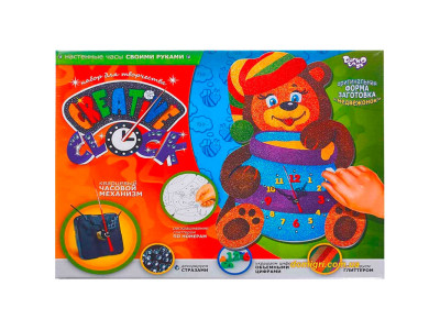 Уцінка Набір для творчості "Creativ clock" (10) 2721 5 видів СС-01-02-у