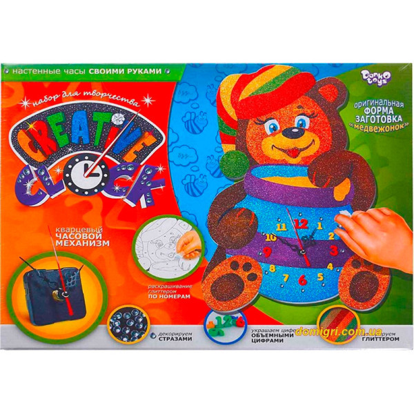 Уцінка Набір для творчості "Creativ clock" (10) 2721 5 видів СС-01-02-у
