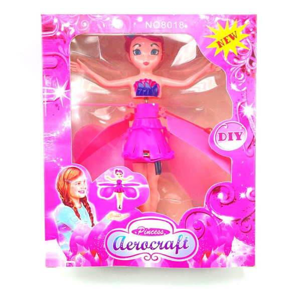 Інтерактивна лялька літаюча Фея USB 8018_Pink