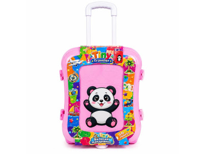 Дитяча валіза Бамсик "Великий мандрівник" порожній 305/26_Panda Pink