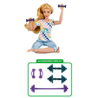 Лялька Fitnes Sport з набором для тренування 29 см JJ8714-1Q Лялька Fitnes Sport з набором для тренування 29 см JJ8714-1Q