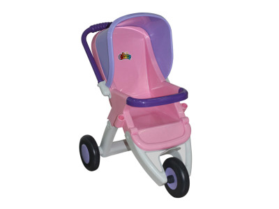 Коляска для ляльок прогулянкова триколісна 48127