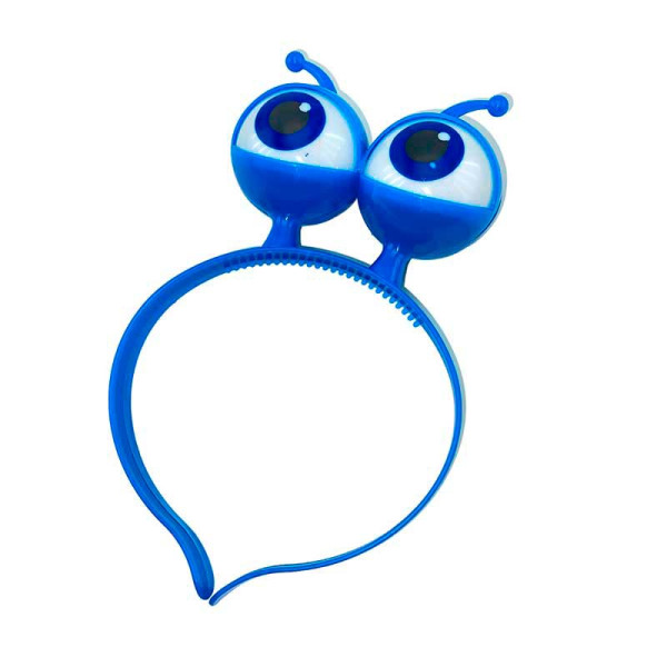 Дитячий обруч голубий "Очі" K529 Blue