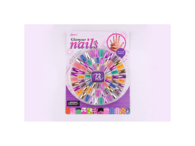 Аксесуари для дівчаток арт. C3456 (216шт/2) нігті 72 шт планшет. 193*25 C3456