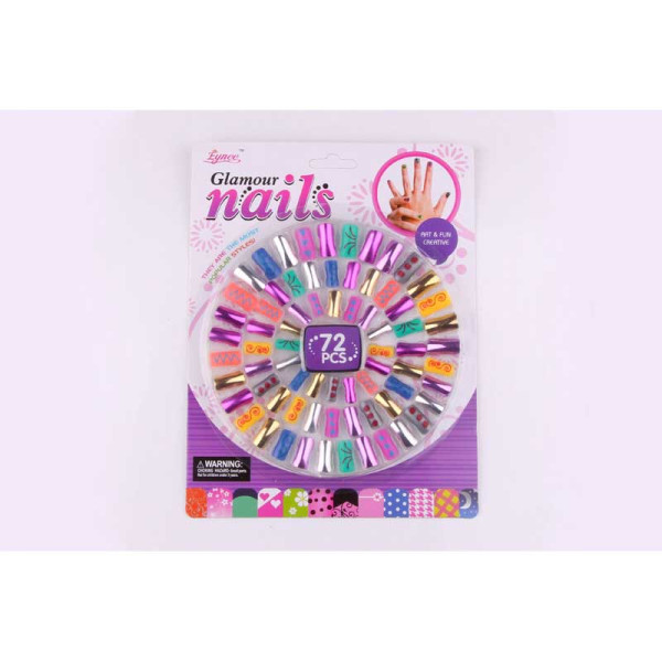 Аксесуари для дівчаток арт. C3456 (216шт/2) нігті 72 шт планшет. 193*25 C3456 Аксесуари для дівчаток арт. C3456 (216шт/2) нігті 72 шт планшет. 193*25 C3456