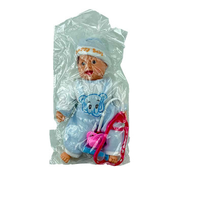 Пупс з аксесуарами 25см X1019/1019-1_Blue-White