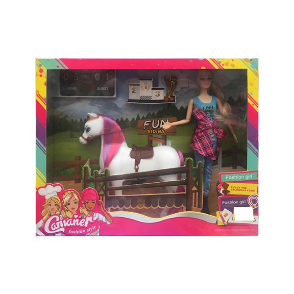 Лялька з конем KQ179D Лялька з конем KQ179D