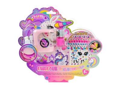 Набір для дитячого манікюру з лампою і наліпками на нігті T043U