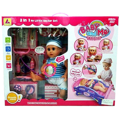 Лялька-пацієнт Baby and My з набором лікарських інструментів GC035843