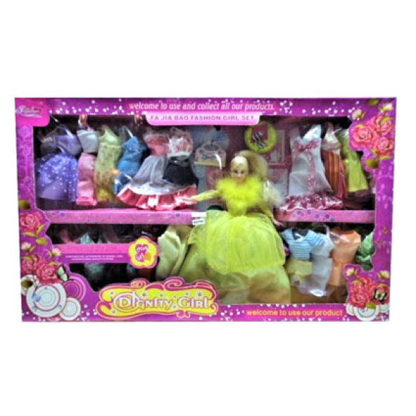 Лялька Fajiabao з нарядами 89040
