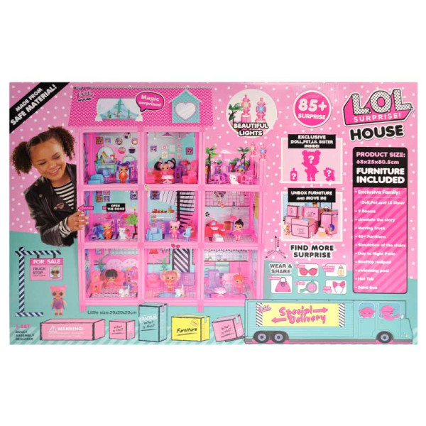 Іграшковий "Будиночок" для ляльки "LQL" 8366 Іграшковий "Будиночок" для ляльки "LQL" 8366