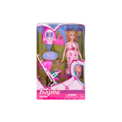Лялька "Барбі" вагітна з аксесуарами 18020 Лялька "Барбі" вагітна з аксесуарами 18020