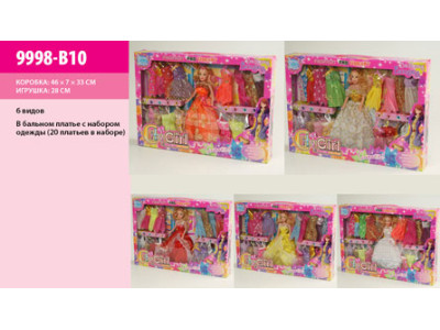 Лялька Барбі з набором одягу 9998-B10