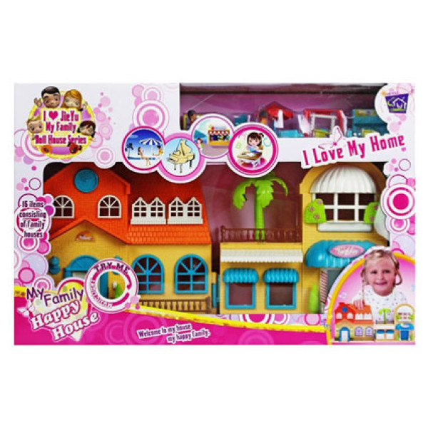 Будиночок із меблями та фігурками (світло-звук) 1164