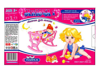 Ліжко для ляльок Анюта МАКС.0189