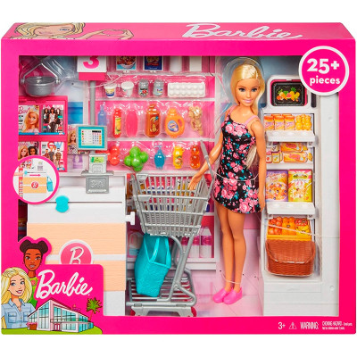Набір з лялькою Barbie "В супермаркеті" FRP01 Набір з лялькою Barbie "В супермаркеті" FRP01