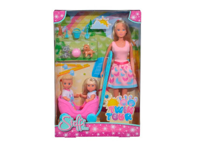 Ляльковий набір Штеффі Єві та Тіммі "Прогулянка двійні" з 5733229