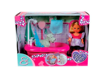 Лялька Єва та набір для купання песика з bvhk. зміни кольору. 3+ 5733094