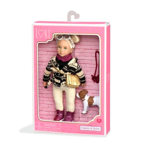 Лялька LORI 15 см із песиком Джек Рассел LO31017Z LO31017Z