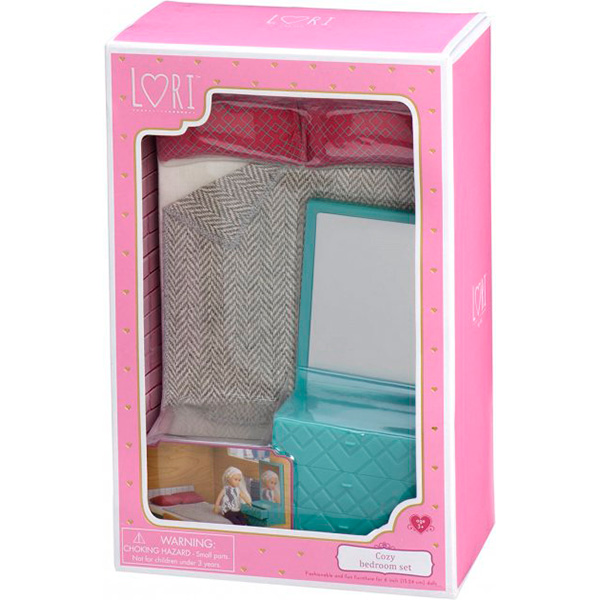 Набір для ляльок LORI Меблі для спальні LO37013Z LO37013Z