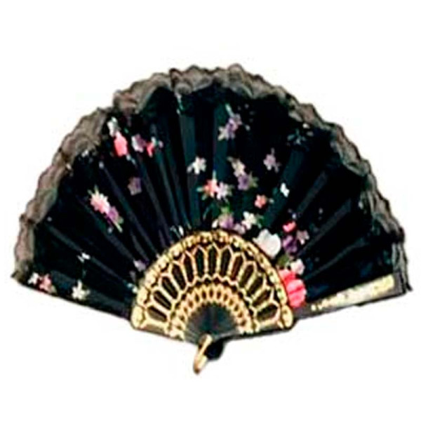 Віяло для дітей 24 см K0109_Black