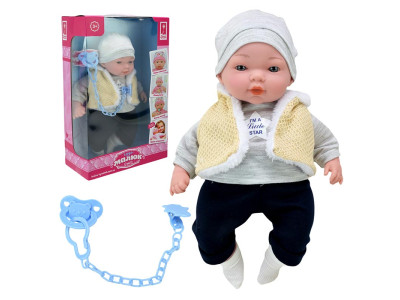 Пупс "Чудо Малюк" м'яконабивний зі звуком PL-524-103 Пупс "Чудо Малюк" м'яконабивний зі звуком PL-524-103